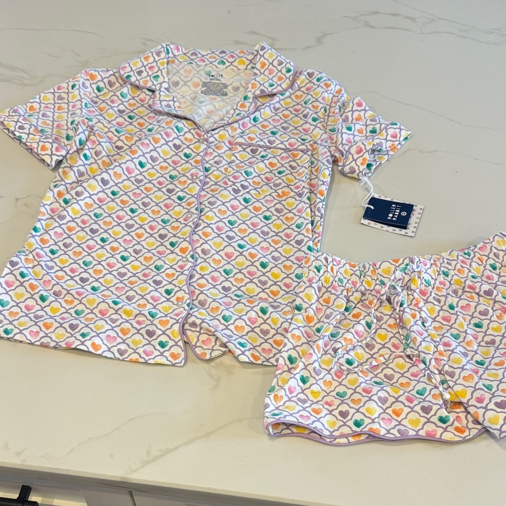 Roller Rabbit and Target collab Heart Print Pajama Set - Multicolor.